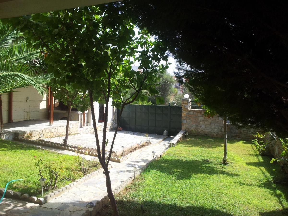 Beach Front House With View Marathos  المظهر الخارجي الصورة