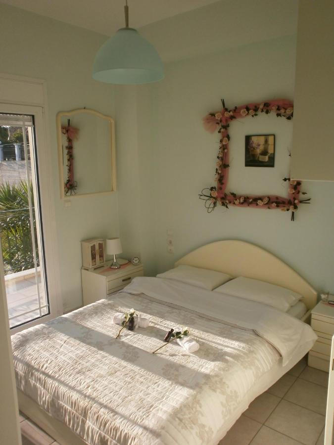 Beach Front House With View Marathos  المظهر الخارجي الصورة