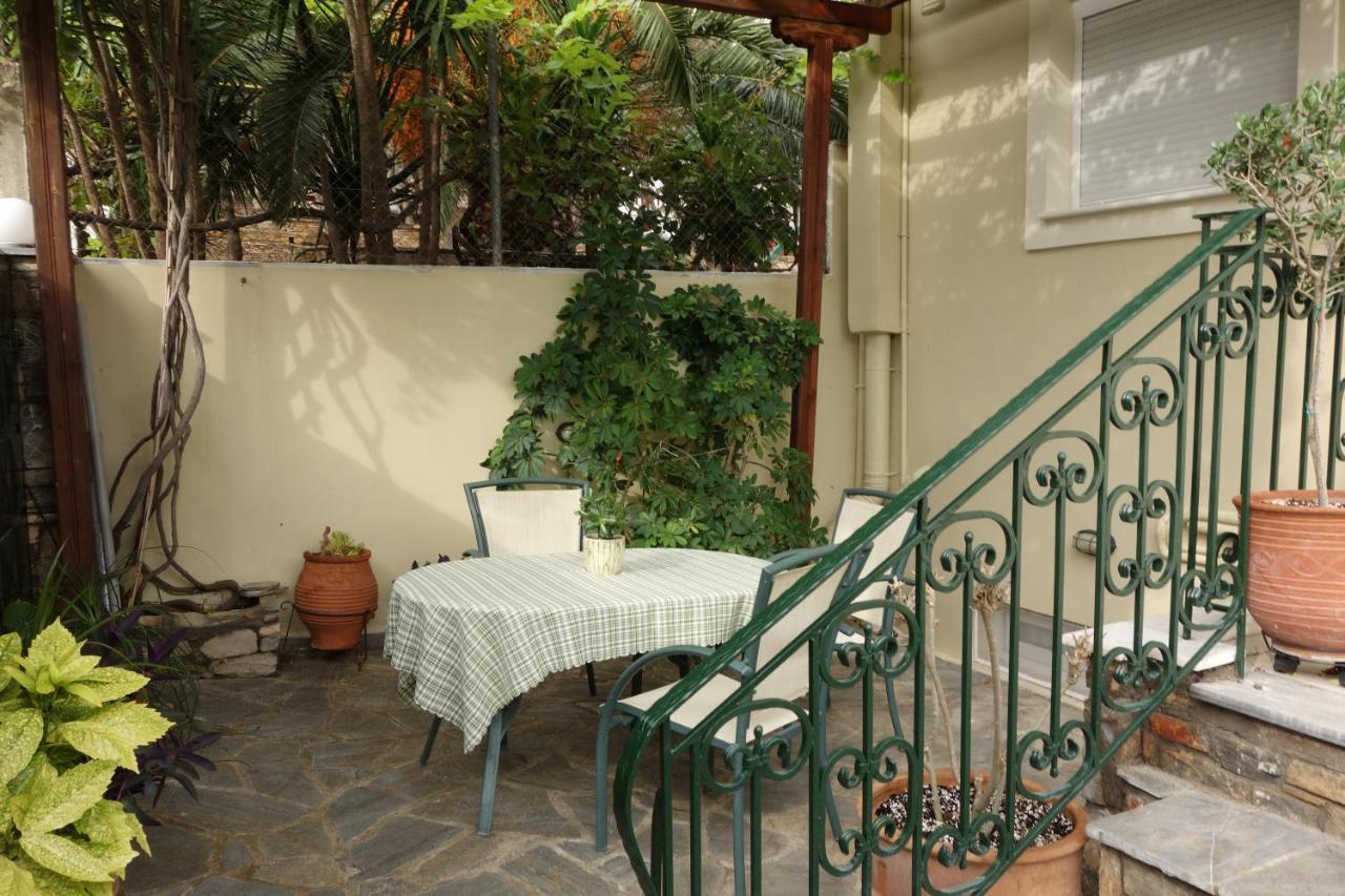 Beach Front House With View Marathos  المظهر الخارجي الصورة